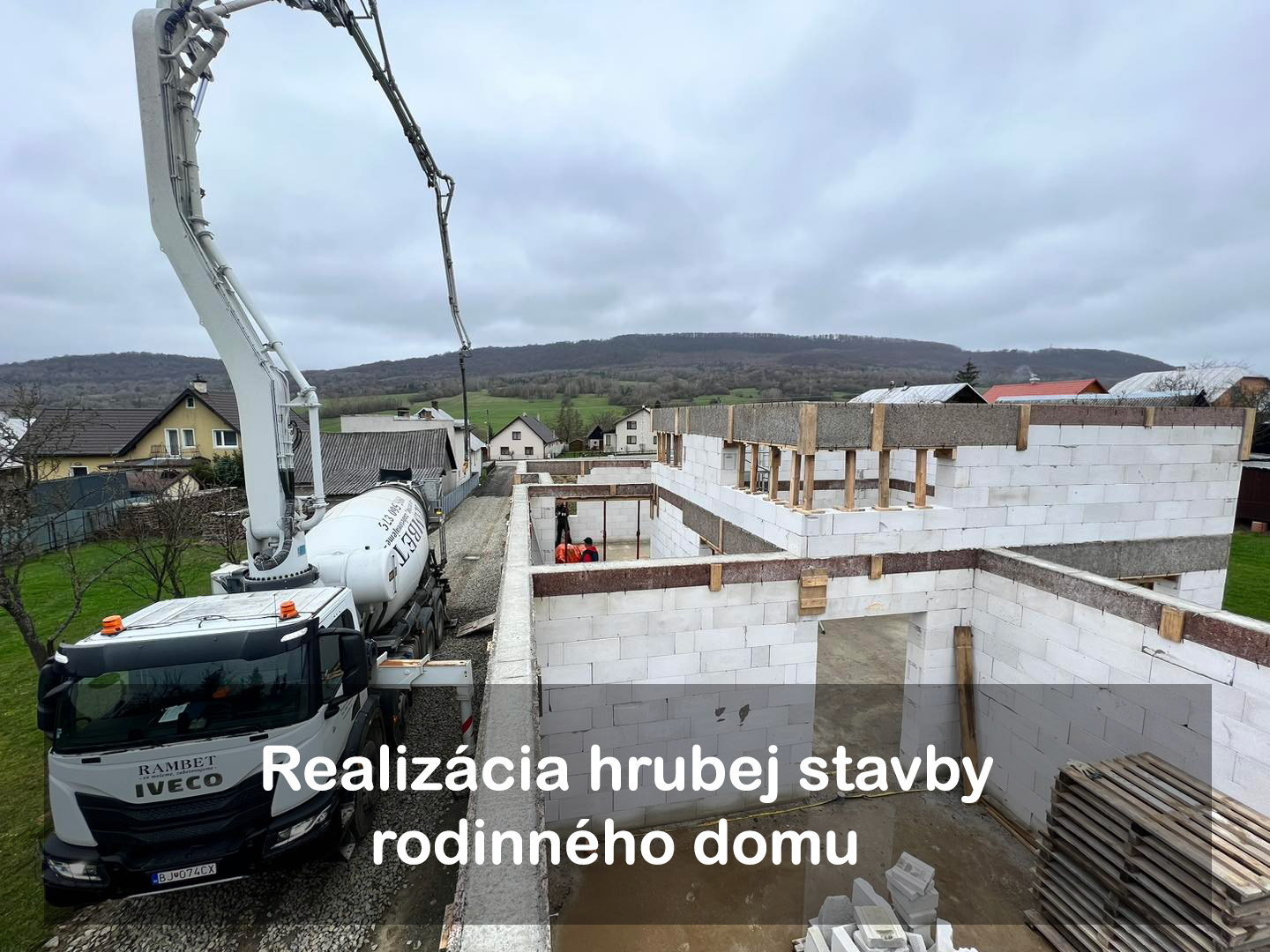 Realizácia hrubej stavby rodinného domu vykopeme odvezeme